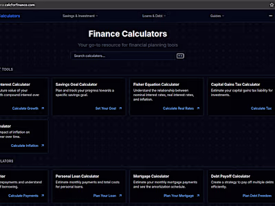 CalcForFinance.com