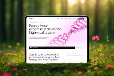 SaaS Landing Page for HealthTech/MedTech B2B Company