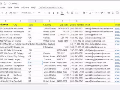 Lead generation through web scraping 