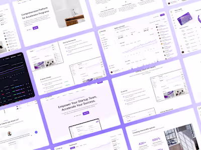Startup Science - Complete Web Design of 35+ pages