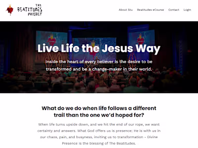 The Beatitudes Project Website Development