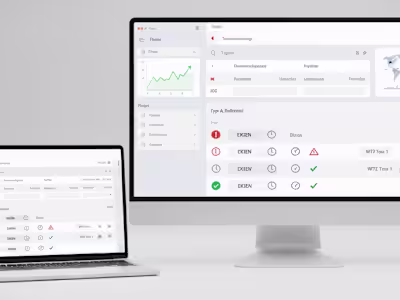 ERP web-panel for a medical