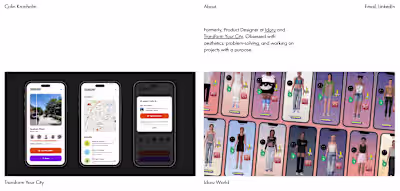 Personal Portfolio - Framer Website