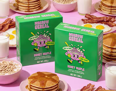 Morrow Cereal Brand Identity and Packaging Design