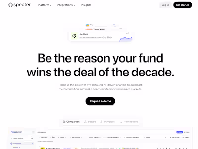 Specter: Startup Data Platform