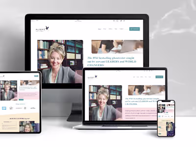 Ghostwriter Squarespace Website