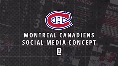 Montreal Canadiens Social Media Concept