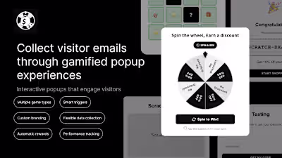 Superpop - Gamified Email Popups for Shopify