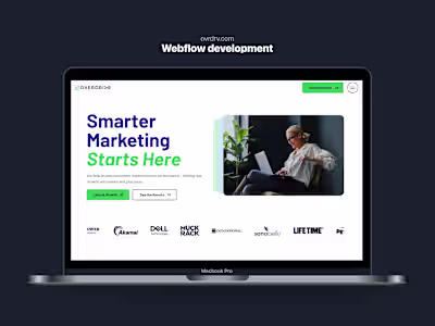 Webflow development and migrate a whole CMS from WordPress
