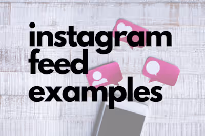 Instagram Feed Examples