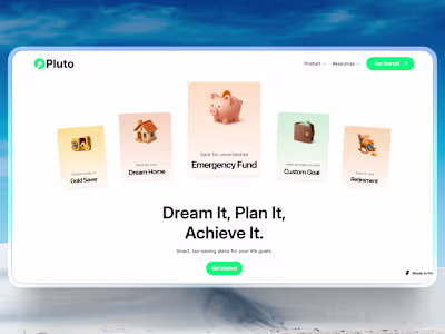 Pluto Marketing Website: From MVP to Growth Engine