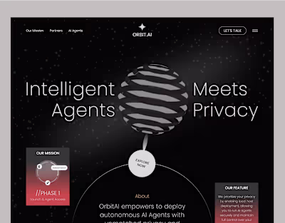 AI Agent Website I Orbit AI