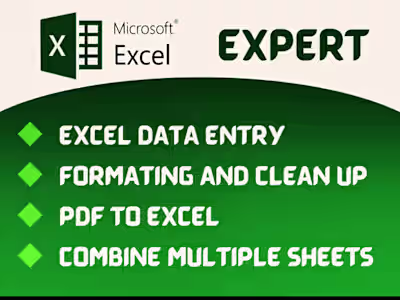 Excel Cleaning and formating 