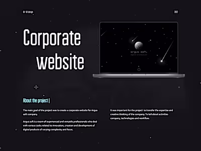 Argus Soft Website redesign