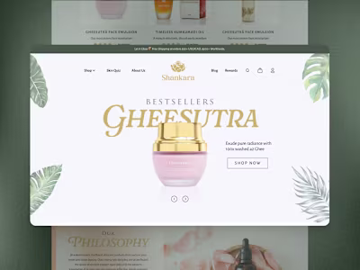 Shankara: Visual Refresh for a Skincare Ayuurvedic Brand