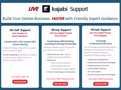 LIVE Kajabi Support