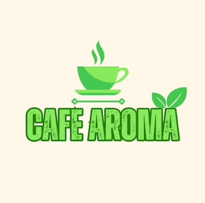 Logo Design Café Aroma