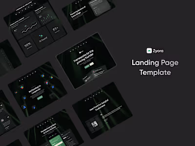 Zyora - SaaS Landing Page Template