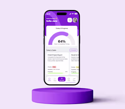 TimeCraft - Home Screen | Productivity Made Simple