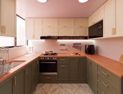 Kitchen renovation | Design, 3d modelling and rendering
