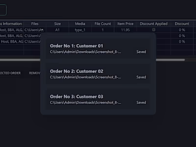 Order Processing App