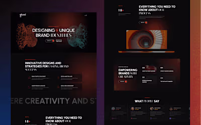 Creative Webflow Project with Glazed