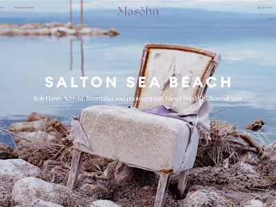 Mashôn  Redesigning E-commerce Website