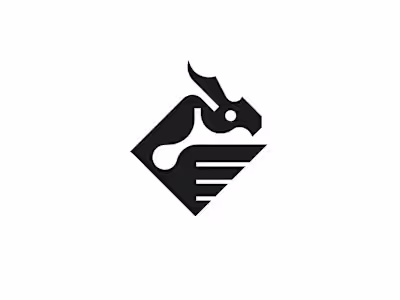 Mythical Dragon Exclusive logo design by Anh Do – Anhdodes –...