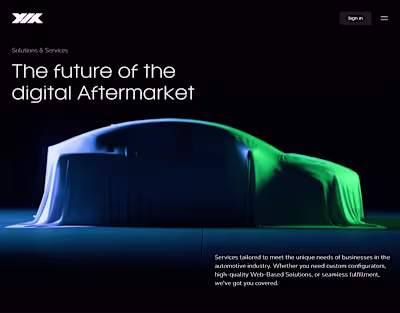 XIX3D | UX/UI website design and 3D animation