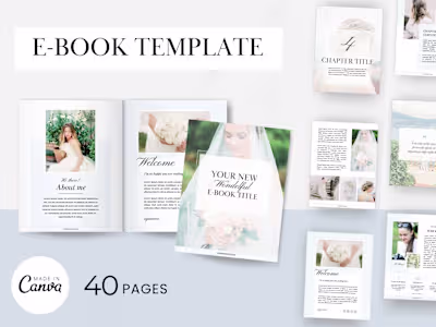 E-book template "Camelia"