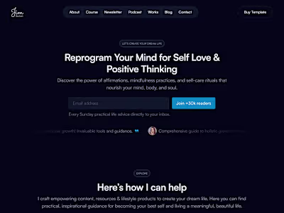 Ethos - Personal Portfolio Template for Framer
