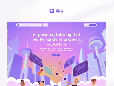 Kira website redesign and development in Framer
