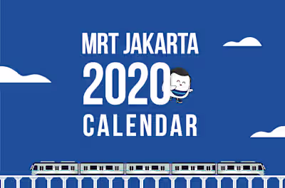 MRT Jakarta 2020 Calendar