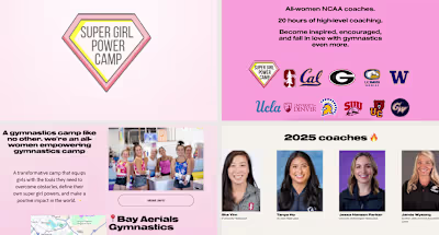 Super Girl Power Camp Visual and Digital Development