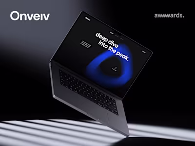 Onveiv — awwwards winning website.