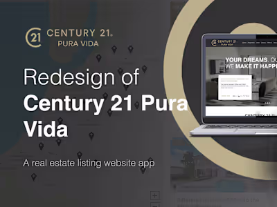 Premium Real Estate Website Design of Century 21 Pura Vida