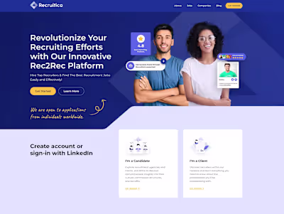 SaaS Landing Page Design &
