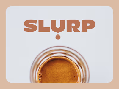 SLURP - Specialty Coffee Visual Identity