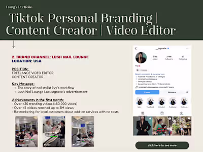 Tiktok / IG | Video Editor: Ivy Nails (248K FOLLOWERS)