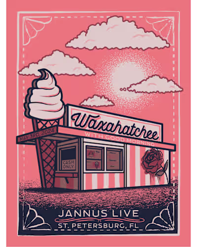 Waxahatchee Poster Design