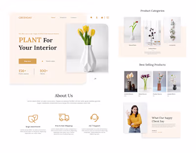 Plant| Plant Ecommerce Shop UI Design on Behance