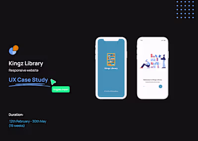 Kingz Library App :: Behance