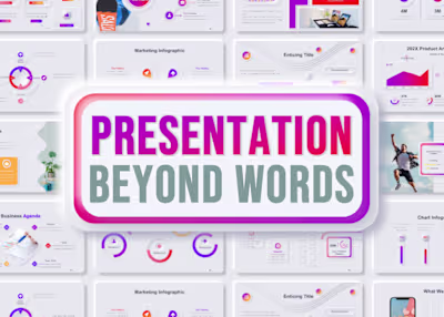 Business Presentation Design with Neomorphism Style 