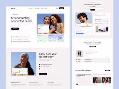Health Lab Test - Landing