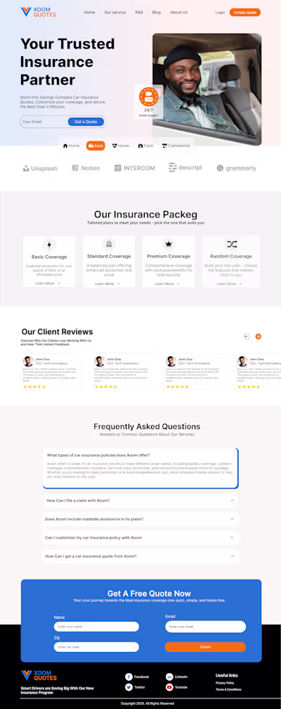 Car Insurance Website