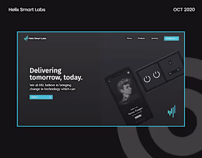 Helix Smart Labs Website