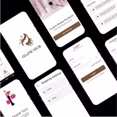 Cosmetics App Design