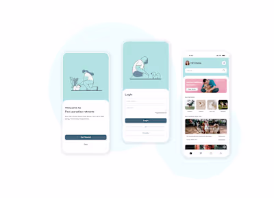 Paw Paradise retreat: App Design