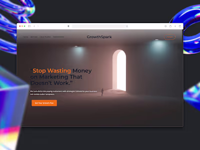 Growth looks better with clarity 🚀 GrowthSpark is a marketi...