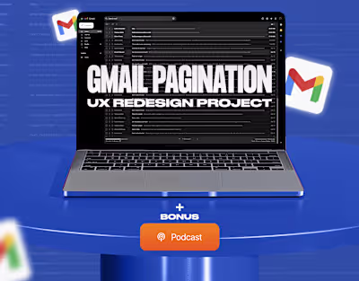 UX Gmail pagination